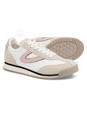 NWT Tretorn Suede Leather Rawlins "Kristine" Retro Sneakers | Dusty Rose | 7